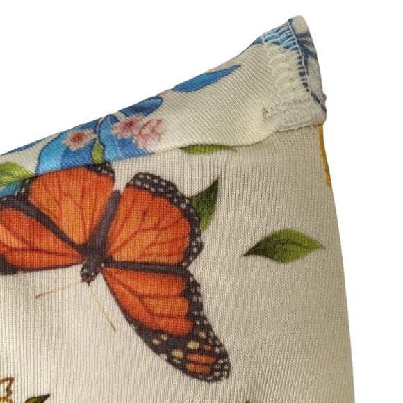 We Are Hah Free People All Tied Up Reversible Lemon Print Swim Top Tie Front - Picture 5 of 14